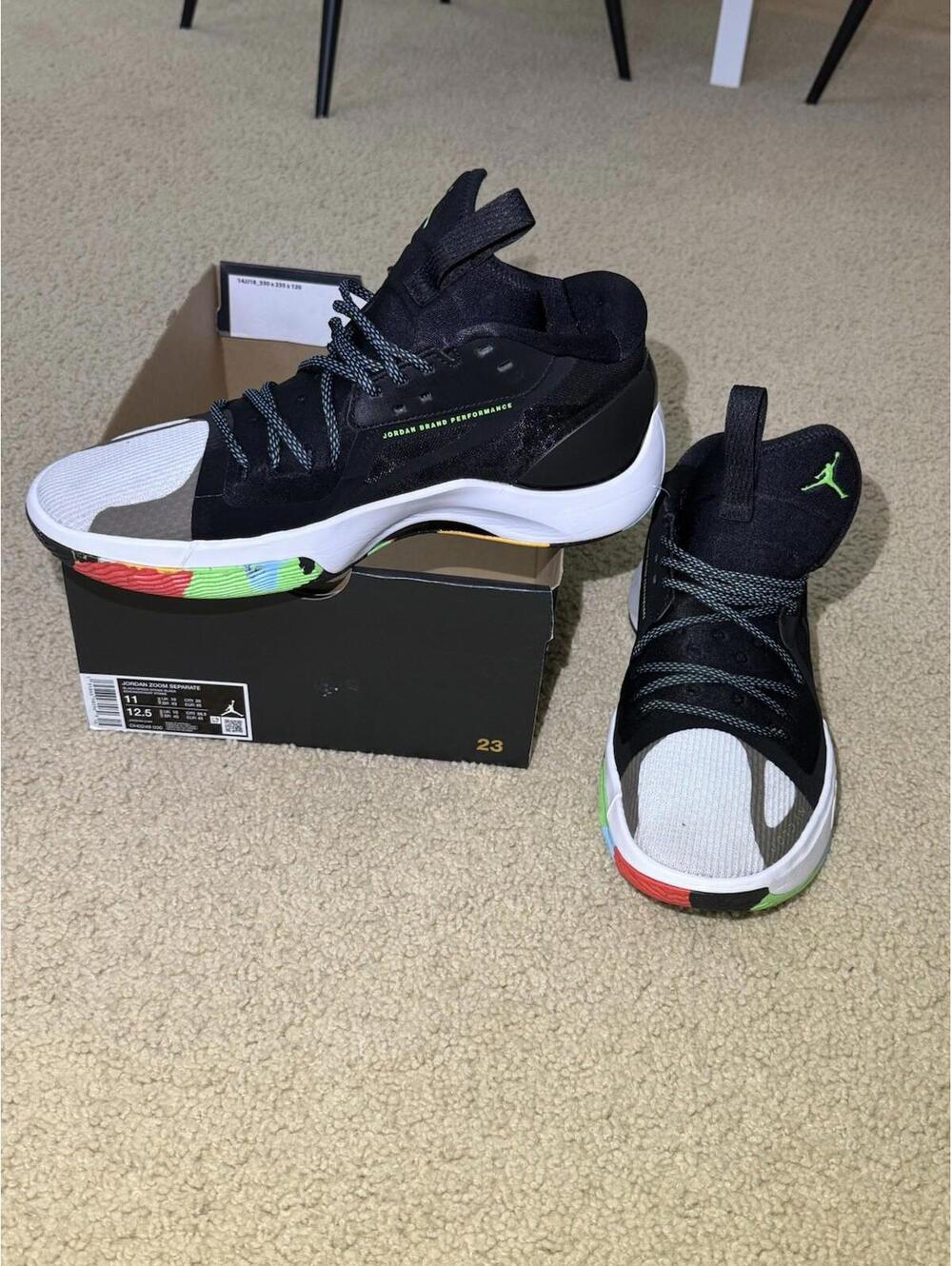 Size 11 - Air Jordan Zoom Separate Black Multi